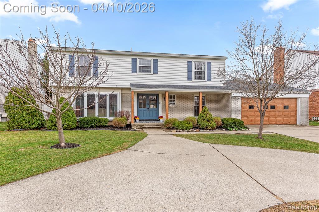 4594 Barcroft Way, Sterling Heights, MI 48310 — front exterior