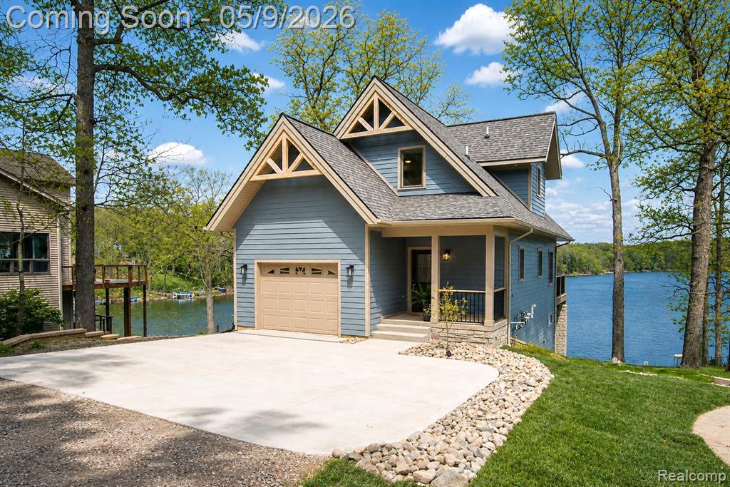 608 Island Lake Road, Chelsea, MI 48118 — front exterior