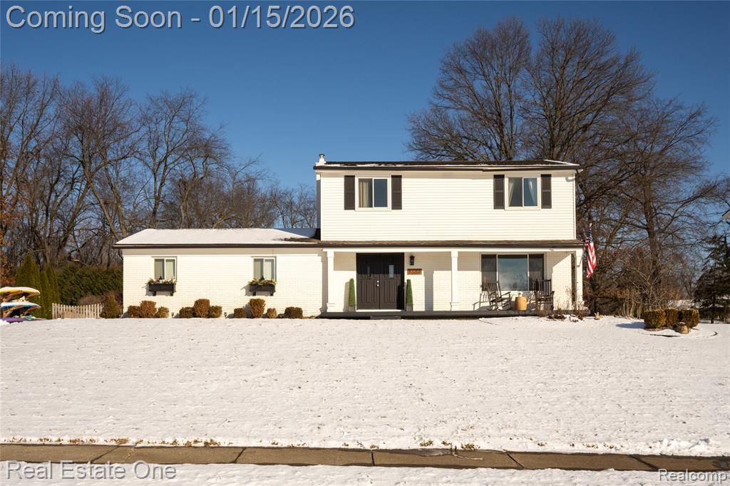 8680 Harbortowne Drive, Clarkston, MI 48348 — front exterior