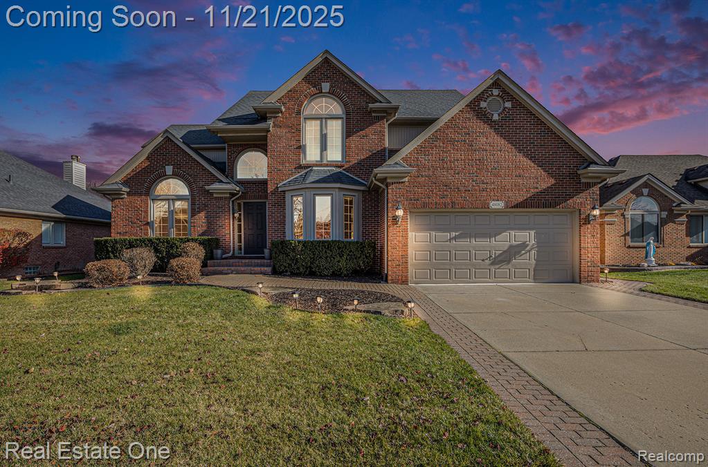 48082 Prestwyck Drive, Macomb, MI 48044 — front exterior
