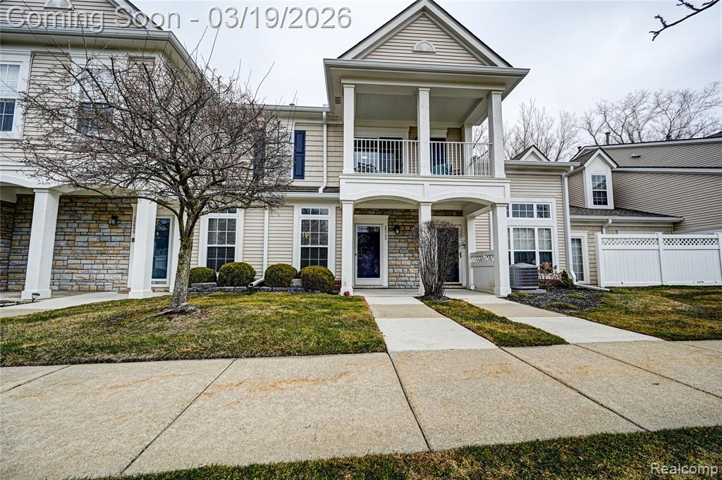 25703 Maritime Circle N, Harrison Township, MI — front exterior