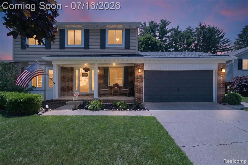 845 Abbey Lane, Milford, MI 48381 — front exterior