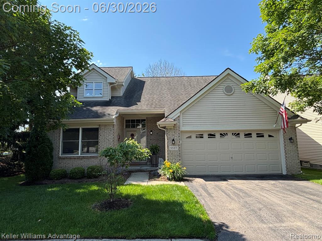 5517 Ashby Court, Waterford, MI 48327 — front exterior
