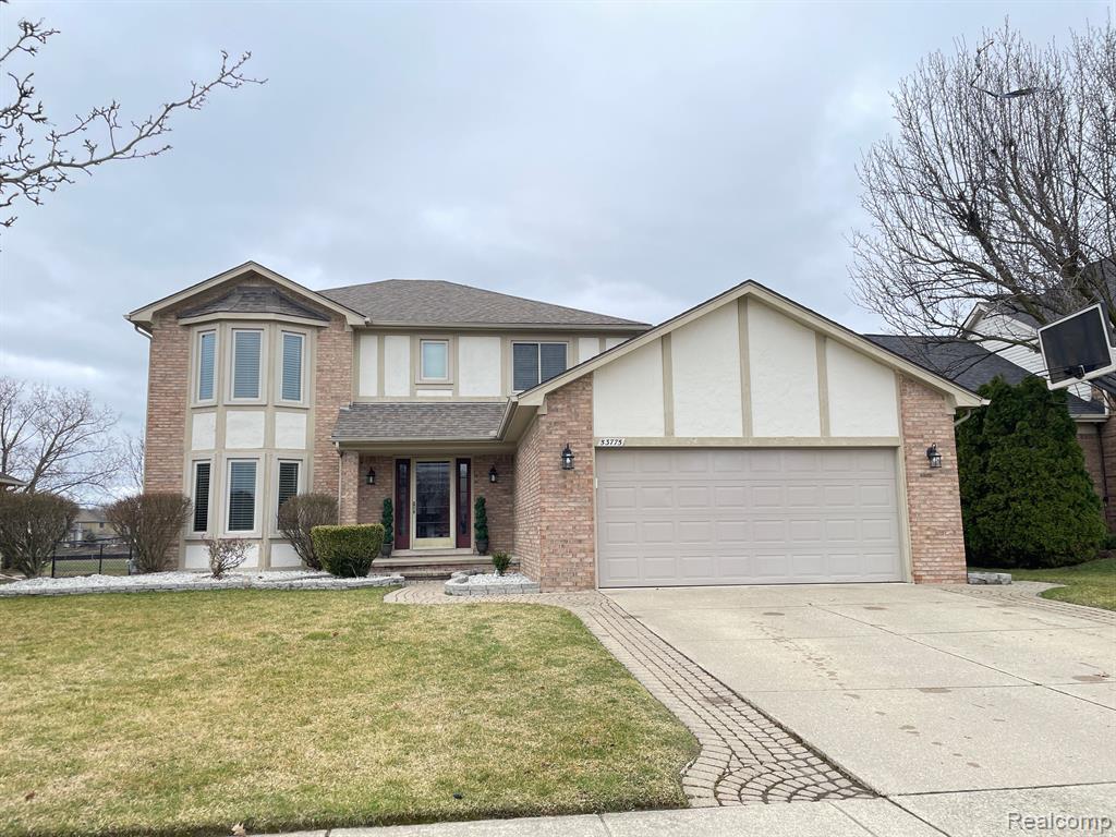 53775 CRANSTON Drive, Macomb, MI 48042 — front exterior