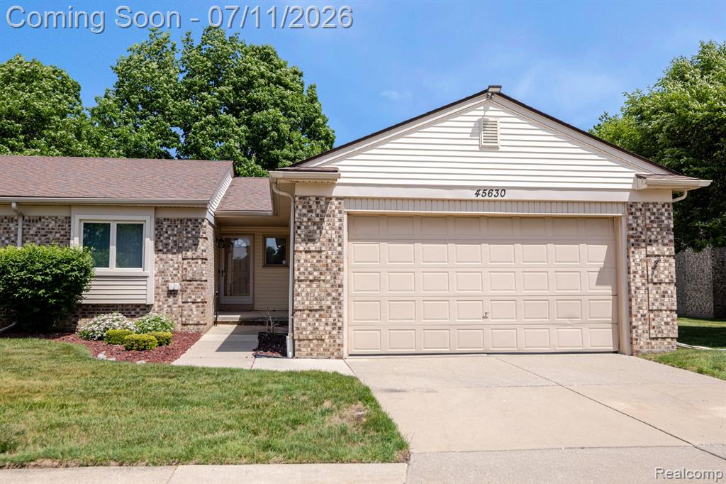 45630 White Oak Drive, Utica, MI 48315 — front exterior