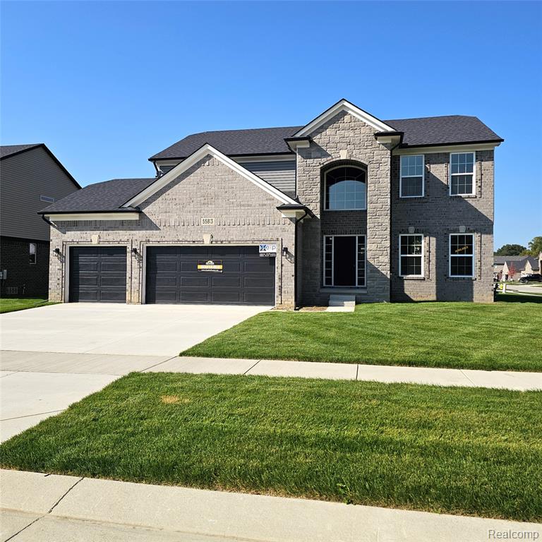 55813 Stewart Drive, Macomb, MI 48042 — front exterior