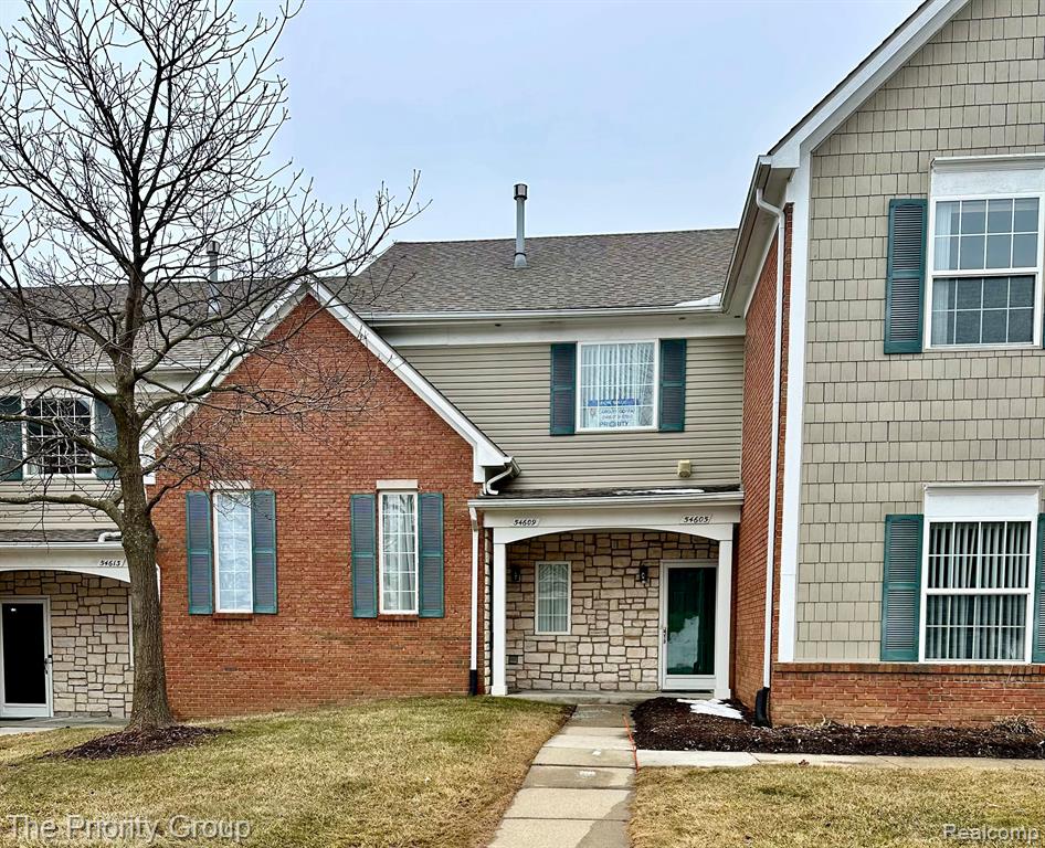 54609 MONARCH Drive, Shelby Twp, MI 48316 — front exterior