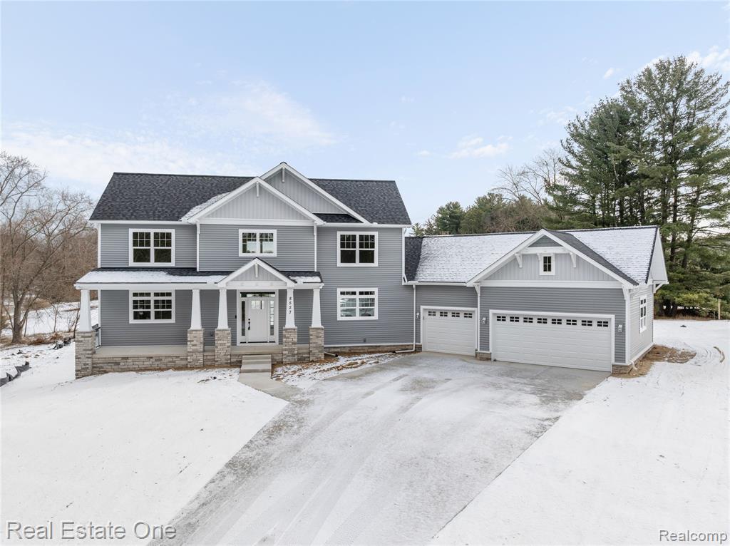 8527 Mystic Pines Court, Pinckney, MI 48169 — front exterior