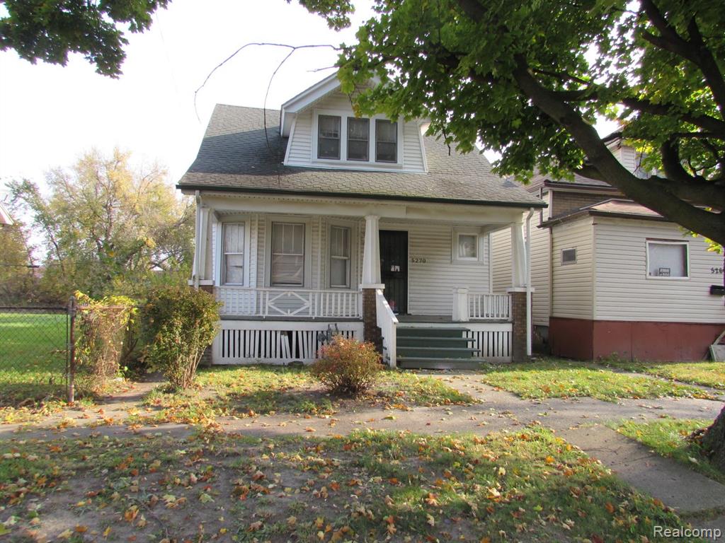 5270 MONTCLAIR Street, Detroit, MI 48213 — front exterior