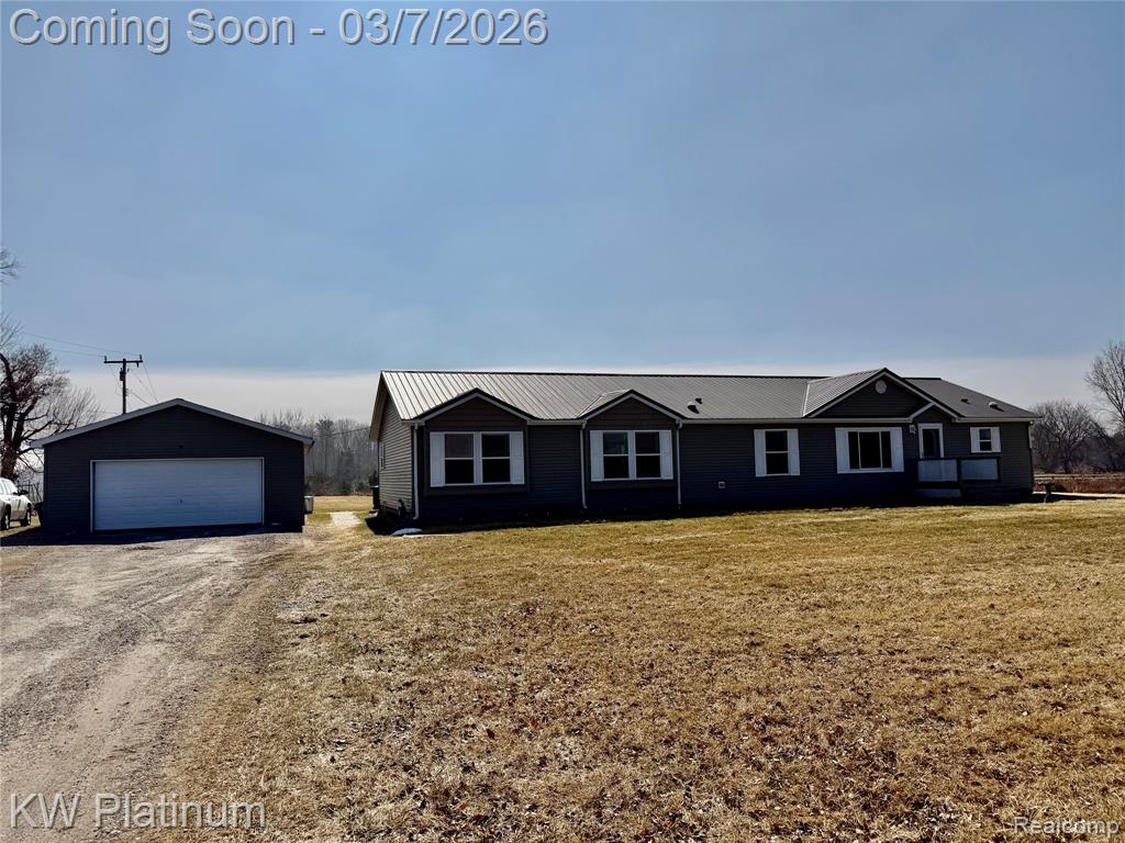 6801 Lapeer Road, Kimball, MI — front exterior