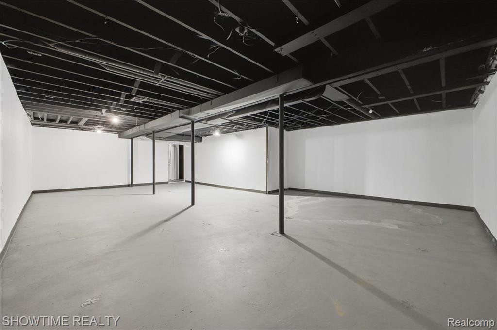 View of finished below grade area