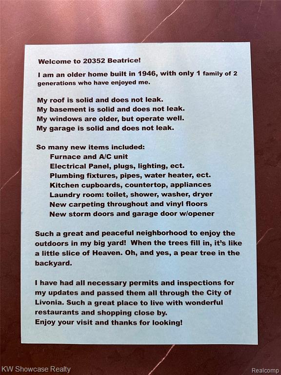20352 Beatrice Street, Livonia, MI, 48152