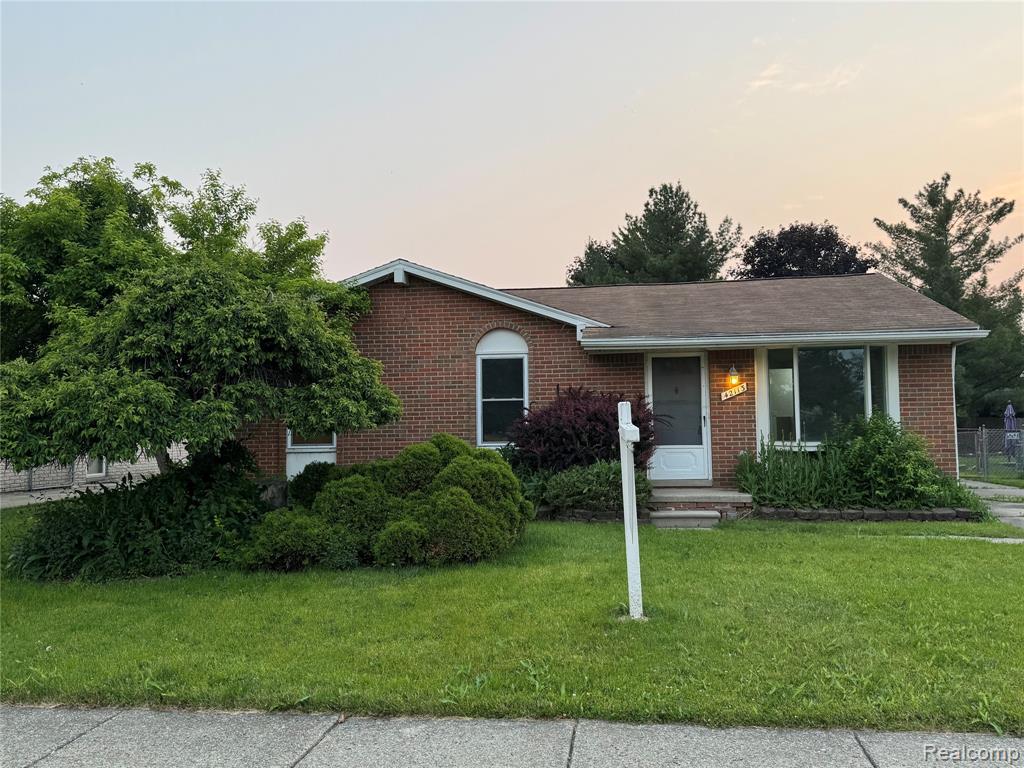 42113 CLAYTON Street, Clinton Twp, MI 48038 — front exterior