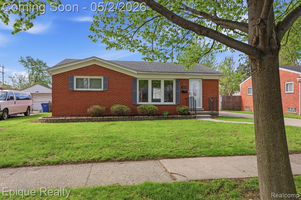 4442 Lutz Drive, Warren, MI 48092 — front exterior