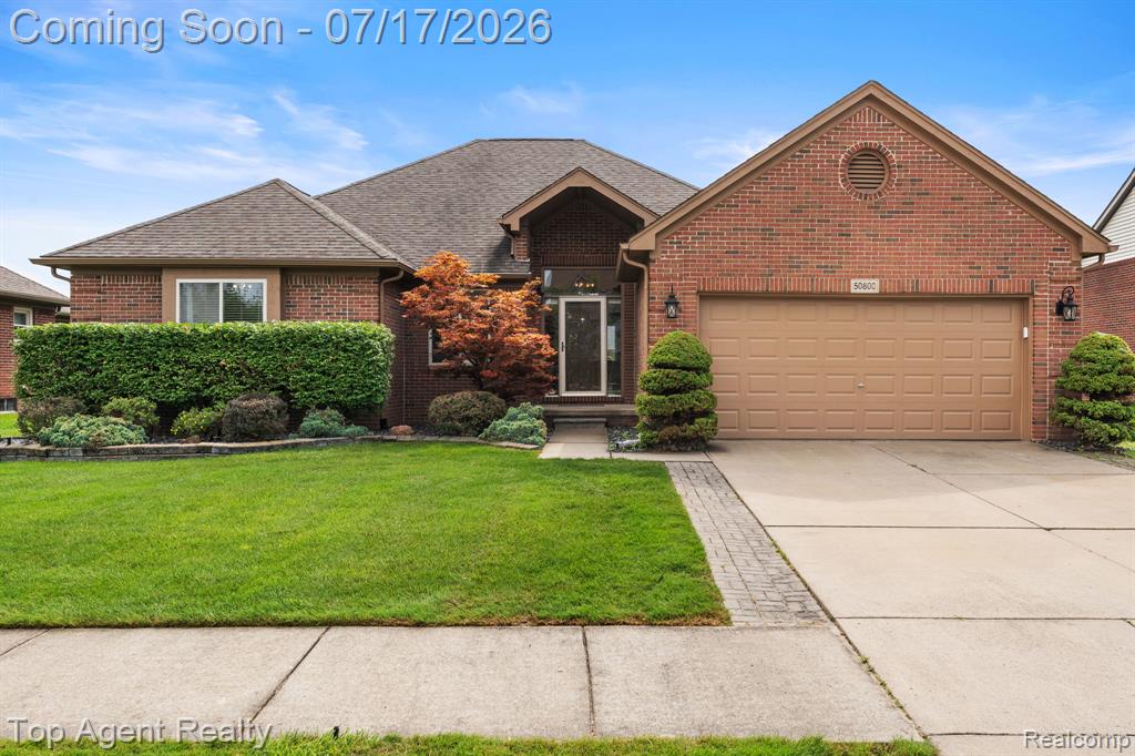 50800 Alden Drive, Macomb, MI 48044 — front exterior