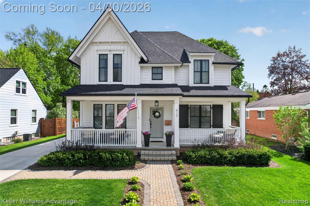 917 Hartsough Street, Plymouth, MI 48170 — front exterior
