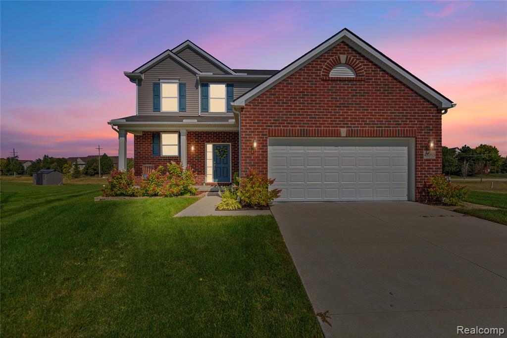 48993 Cold Rise Court, Macomb, MI 48042 — front exterior