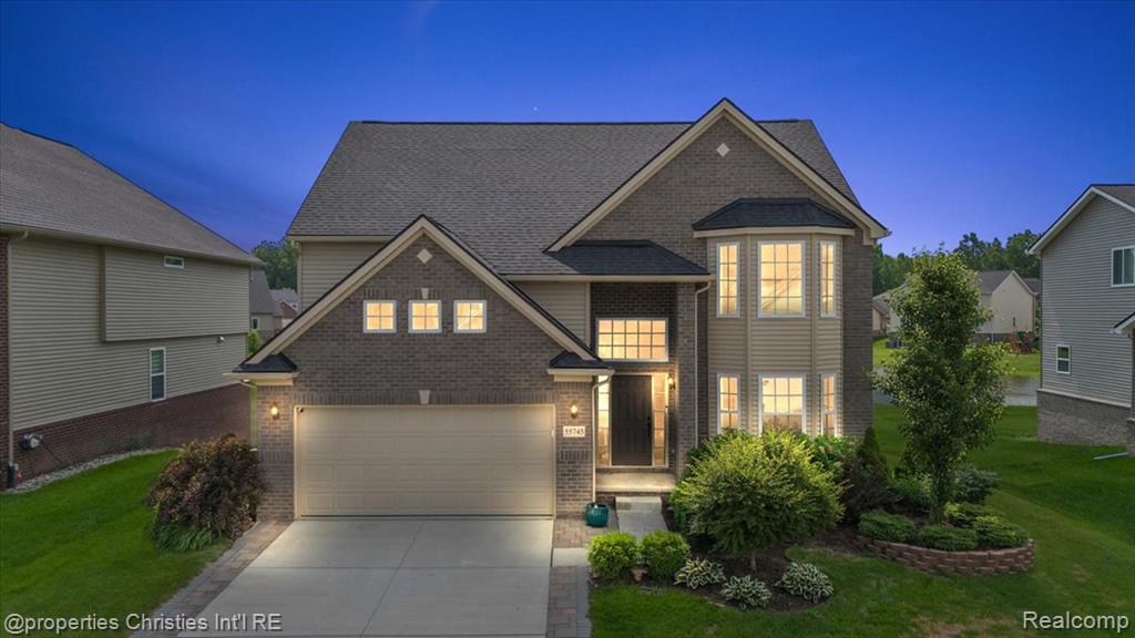 55745 Worlington Lane, South Lyon, MI 48178 — front exterior
