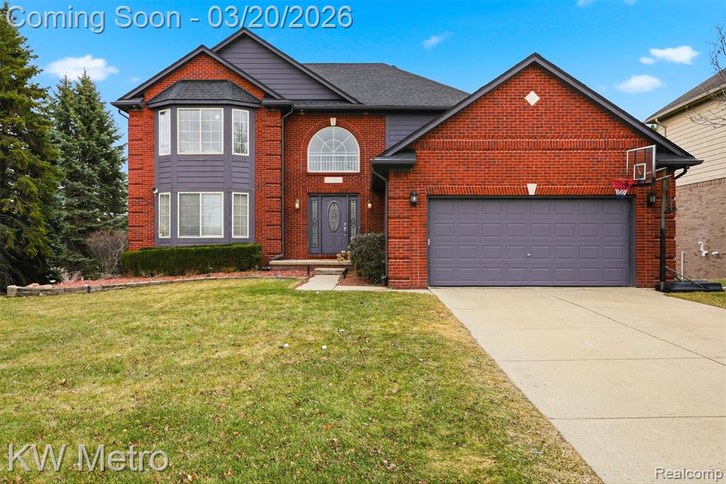 50996 Summit View Drive, Macomb, MI 48042 — front exterior