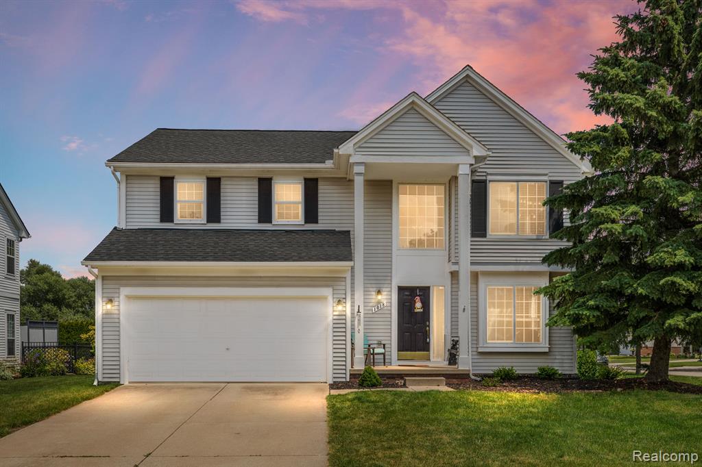 1018 SHETLAND Drive, South Lyon, MI 48178 — front exterior