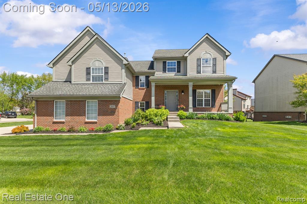 2057 Warbler Court, Commerce Twp, MI 48382 — front exterior