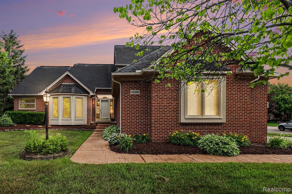 55206 Leonard Court, Shelby Twp, MI 48316 — front exterior