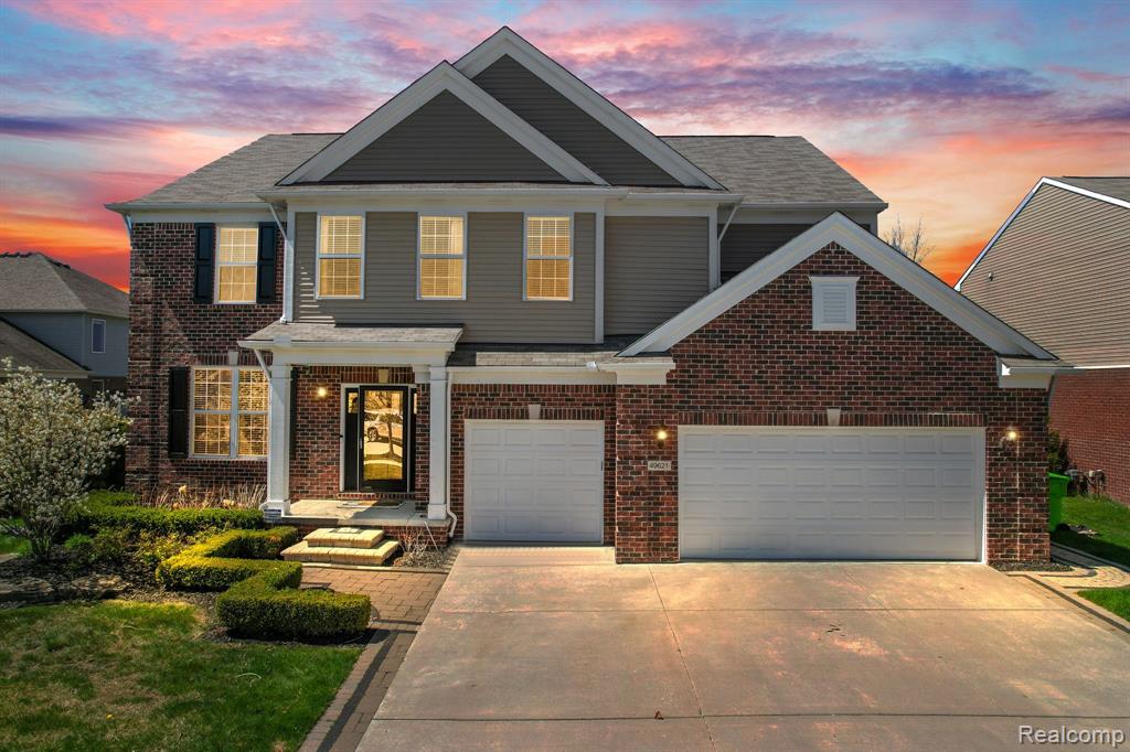 49621 BLOOMSBURY Lane, Macomb, MI 48044 — front exterior