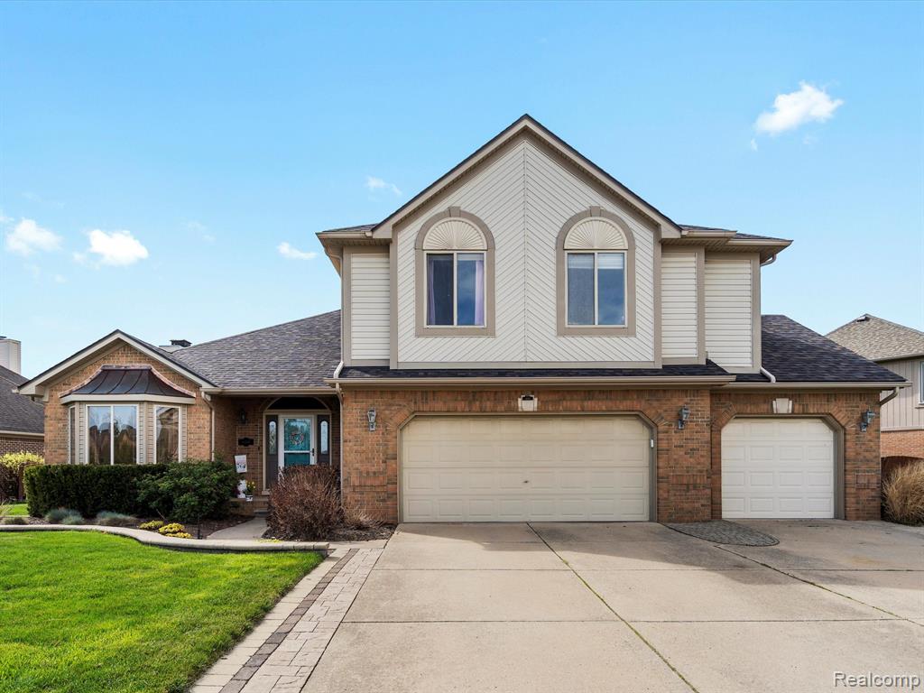 46891 EDGEWATER Drive, Macomb, MI 48044 — front exterior