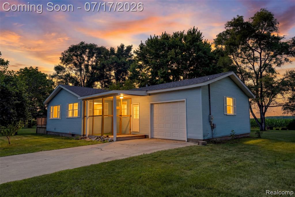 9204 Bray Road, Millington, MI 48746 — front exterior
