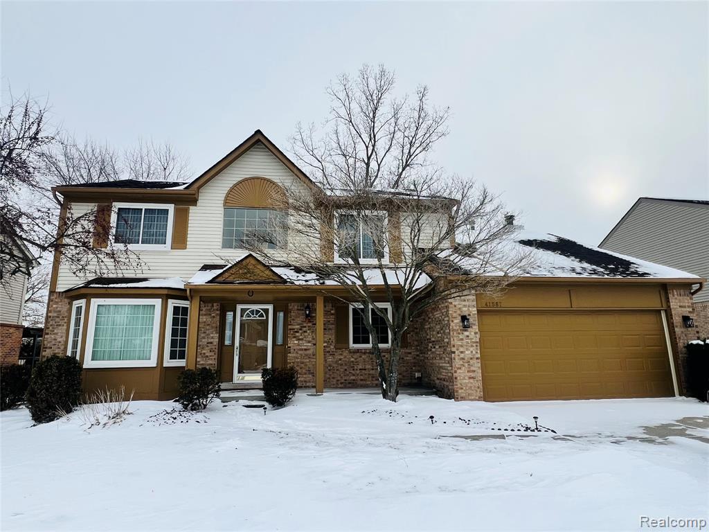41587 Pheasant Creek Drive, Canton, MI 48188 — front exterior