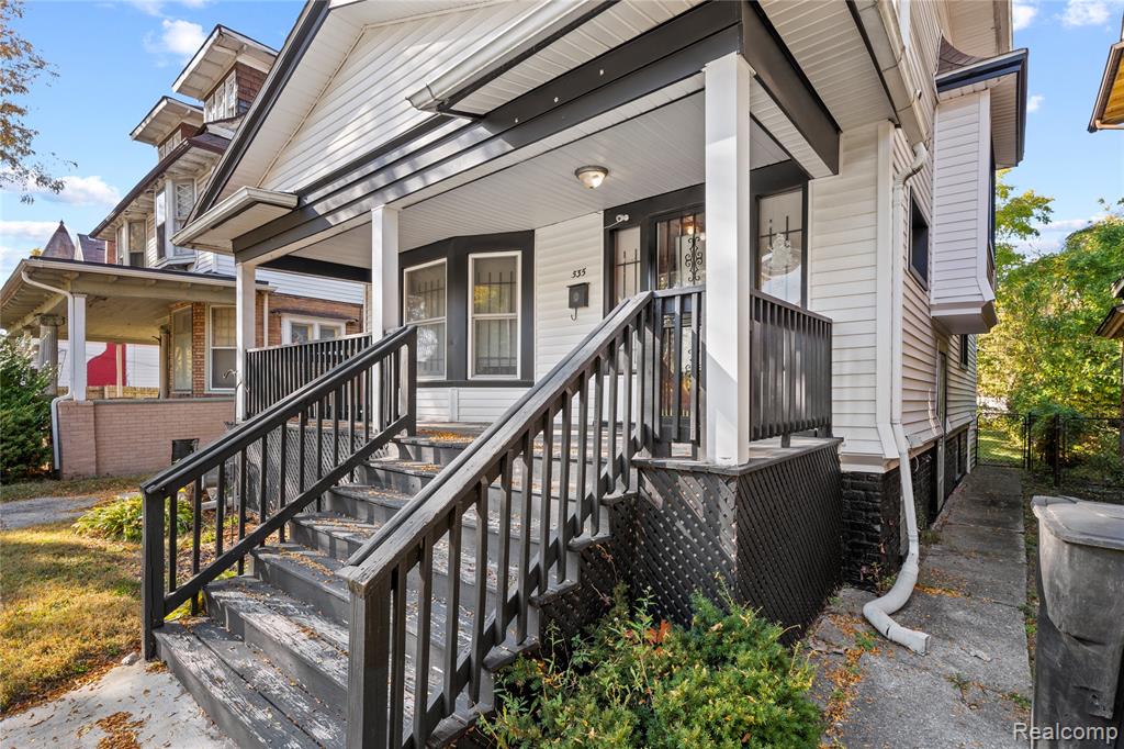 535 Woodland Street, Detroit, MI 48202 — front exterior