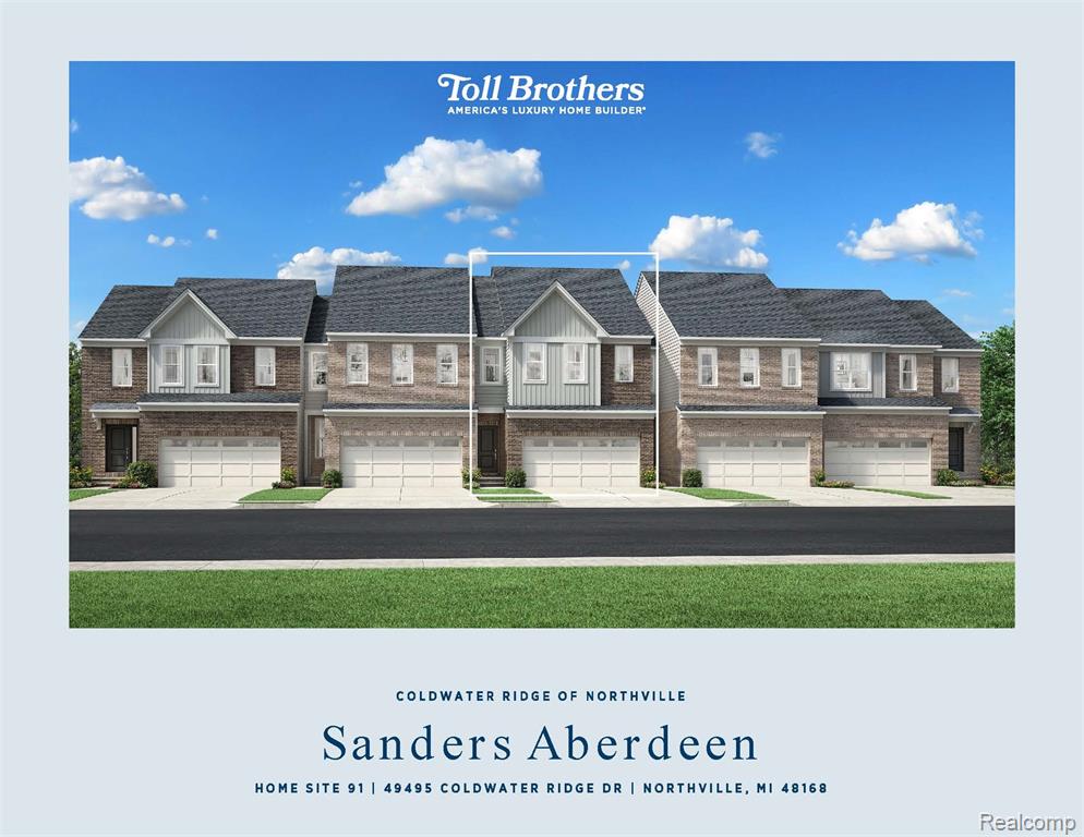 49495 Coldwater Ridge Drive, Northville, MI 48168 — front exterior