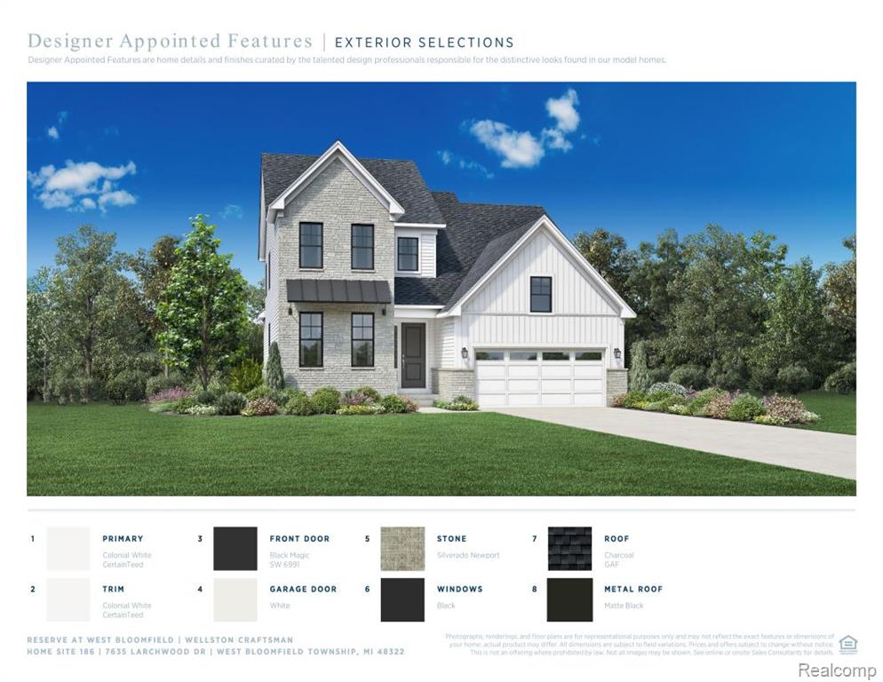 7635 Larchwood Drive, West Bloomfield, MI — front exterior