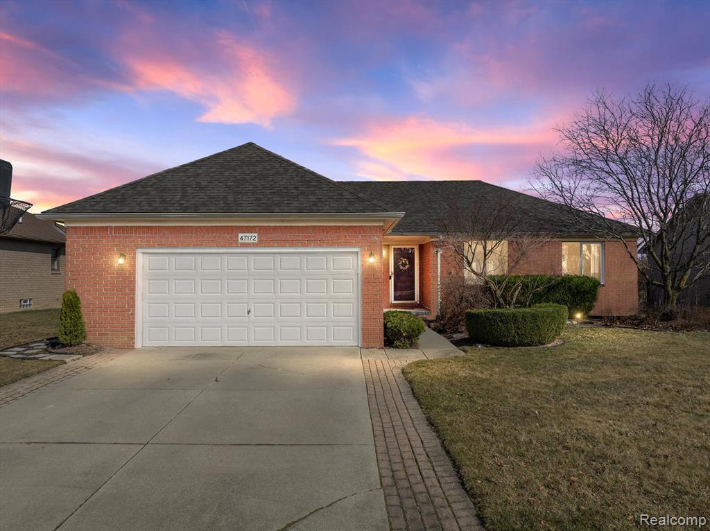 47172 Ellie Drive, Macomb, MI 48044 — front exterior