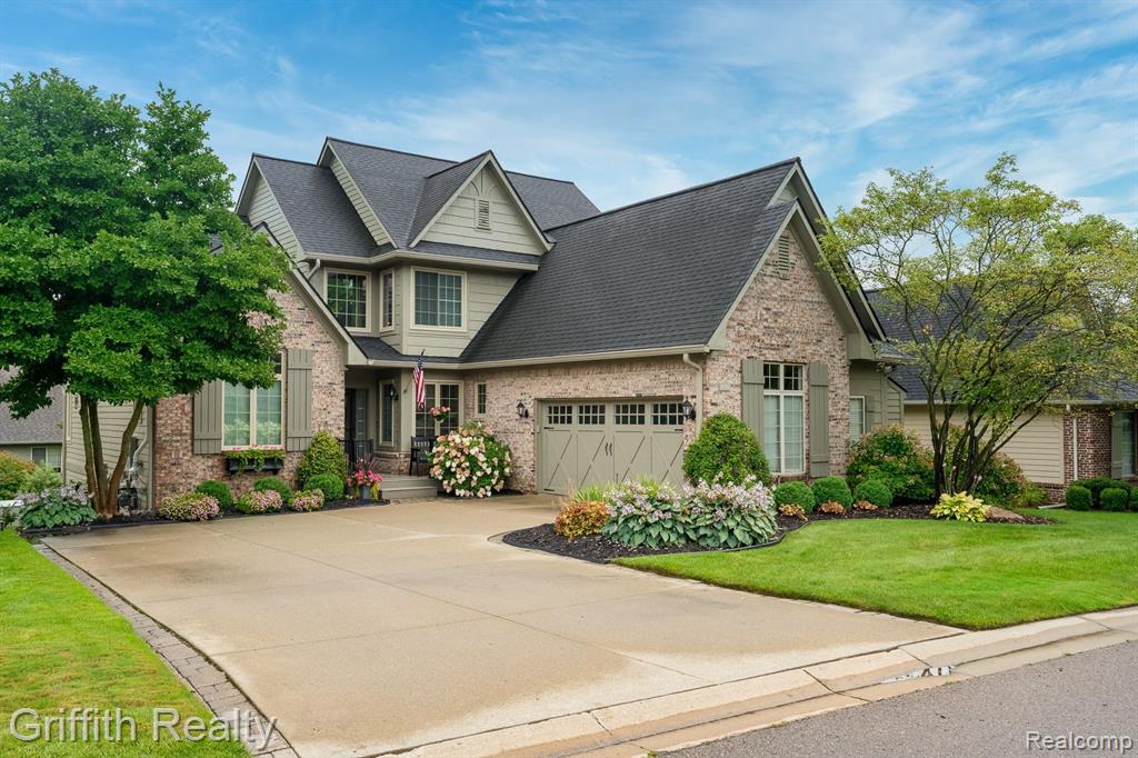 4593 VILLA FRANCE Drive, Brighton, MI 48116 — front exterior