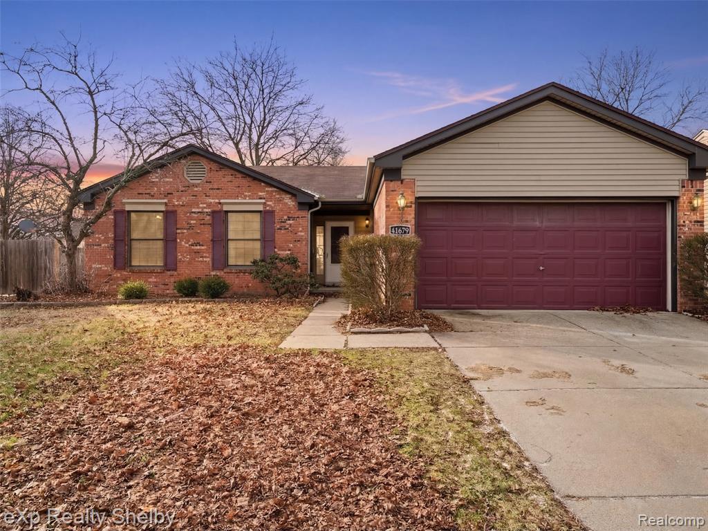 41670 Amberly Drive, Clinton Twp, MI 48038 — front exterior