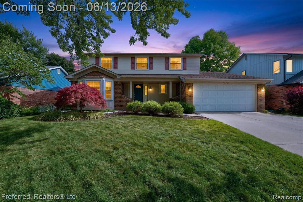 43751 Oakbrook Road, Canton, MI 48187 — front exterior
