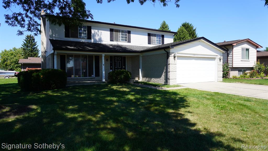 4415 FOX HILL Drive, Sterling Heights, MI 48310 — front exterior