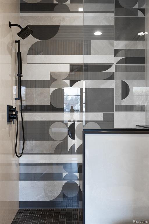 Bathroom featuring a walk in shower