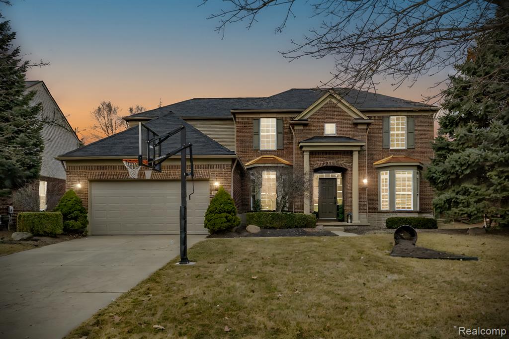 49102 FREESTONE Drive, Northville, MI 48168 — front exterior