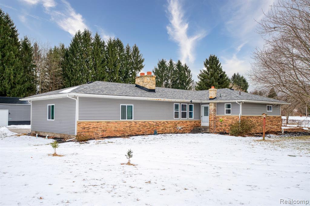 5217 BULL RUN Road, Gregory, MI 48137 — front exterior