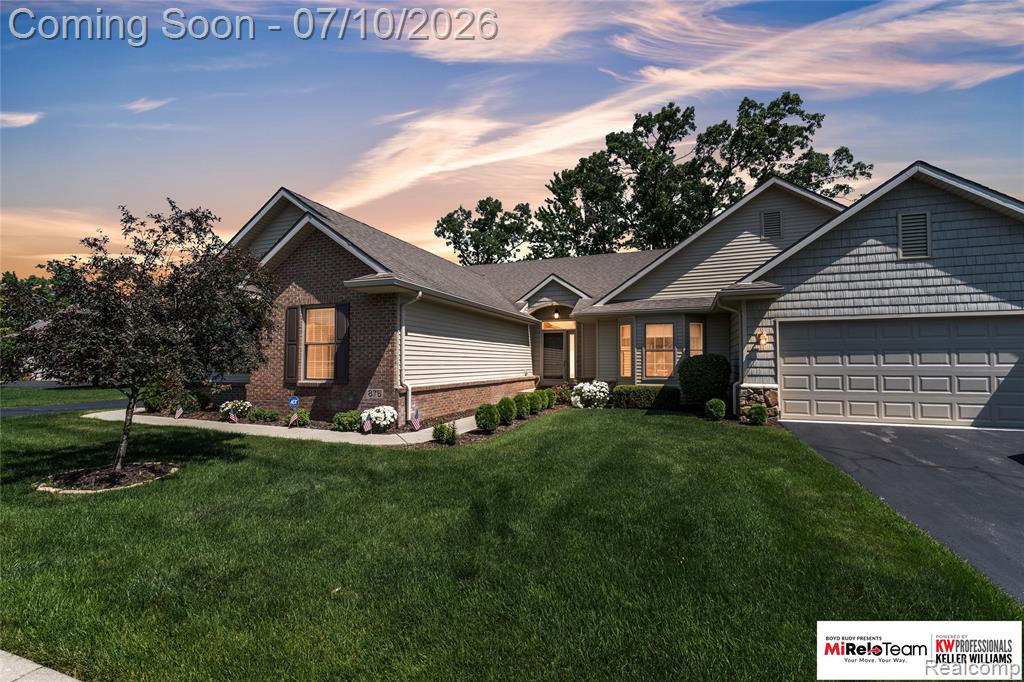 876 Flowering Plum Drive, Brighton, MI 48116 — front exterior