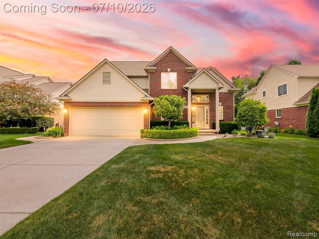57492 Hawthorn Drive, Washington, MI — front exterior