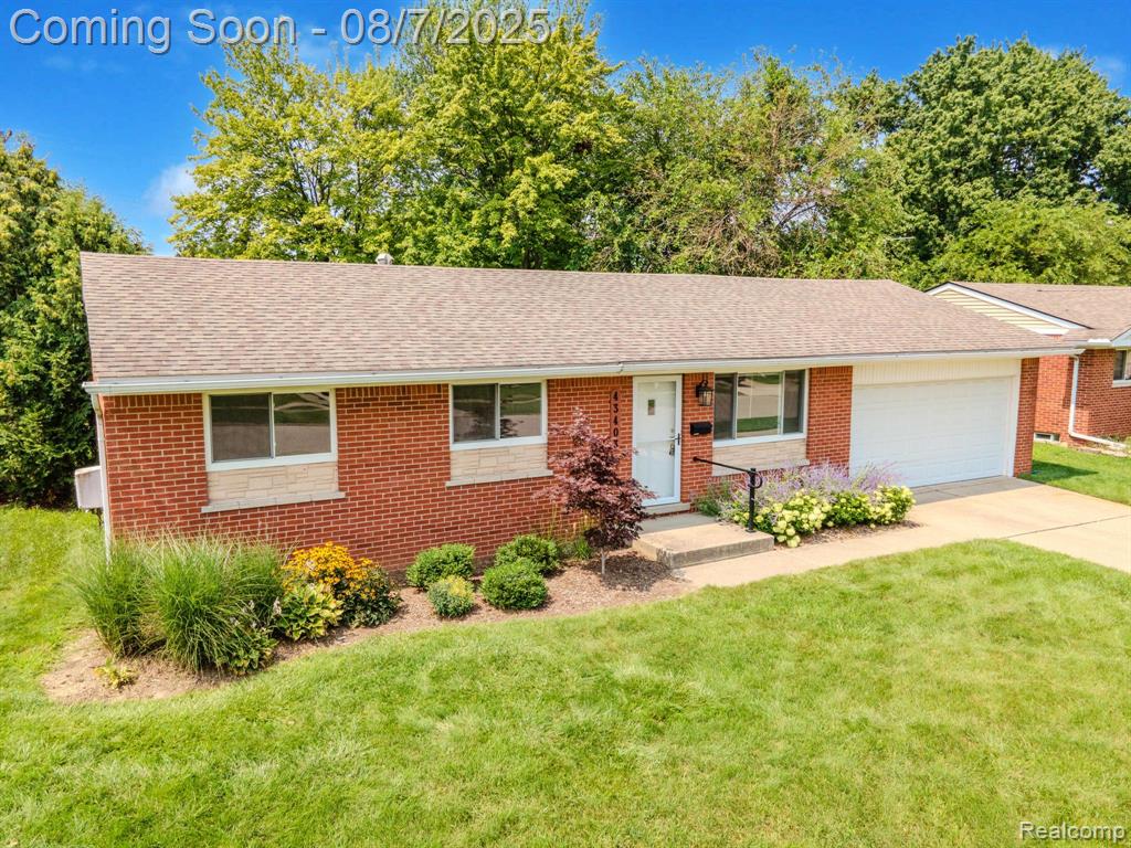 43403 Vivian Drive, Sterling Heights, MI 48313 — front exterior