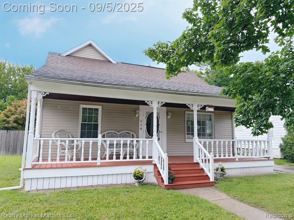 418 Chalmers Street, Flint, MI 48503 — front exterior