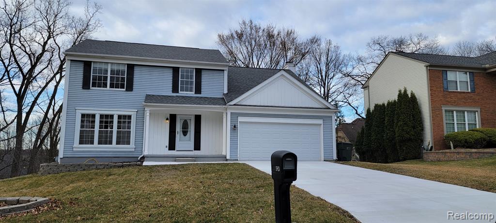 543 ARLINGTON Drive, Rochester Hills, MI 48307 — front exterior