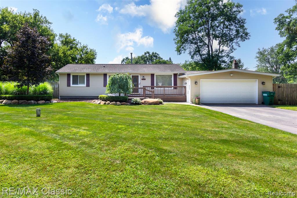9309 Eagle Hill Drive, Clarkston, MI — front exterior