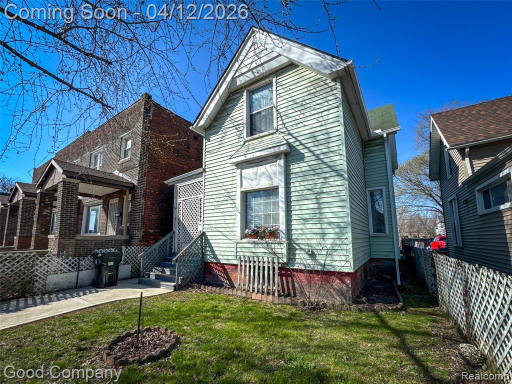 1521 Military Street, Detroit, MI 48209 — front exterior