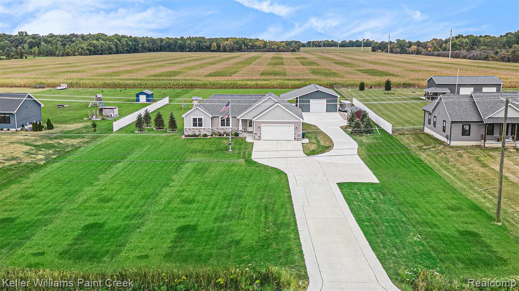 8309 Almont Road, Almont, MI 48003 — front exterior