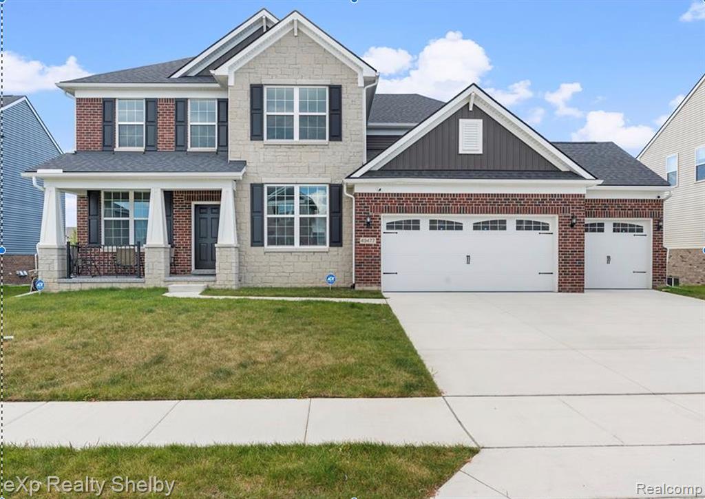 49477 Hummel Dr, Macomb, MI 48044 — front exterior